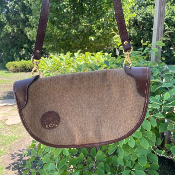 Sydney's Closet Handbags - Vintage Sydney S.C.R. Brown Crossbody‎ Shoulder Bag Women's Purse